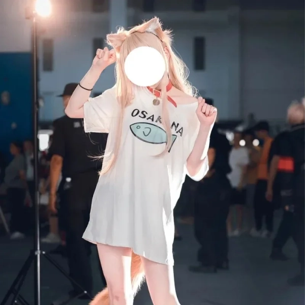 Neko Osakana Cat Ear girl Cosplay 