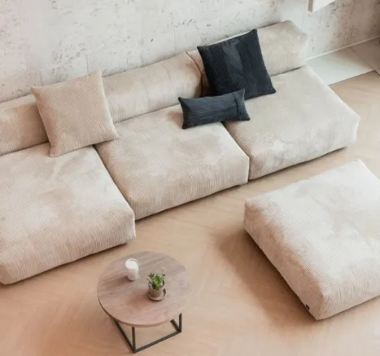 Bodenkissen, Bodenpouf, Bodensitzgelegenheit, Sofa-Wohnfenstersitz, Leseecke, Bodensitz, Boho-Möbel