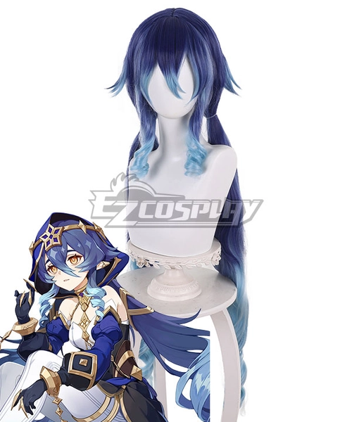 Genshin Impact Layla Cosplay Wig