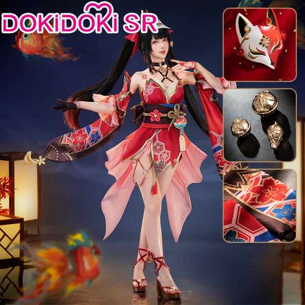 DokiDoki-SR Game Honkai: Star Rail Cosplay Hanabi Costume Miss Sparkle