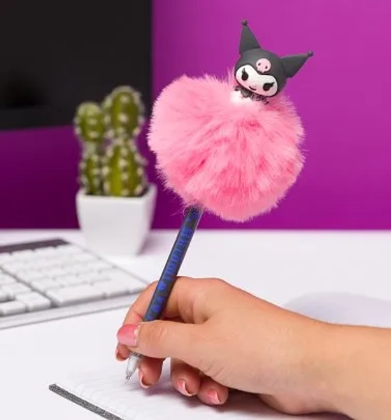 Sanrio Kuromi Pom Pom Pen
