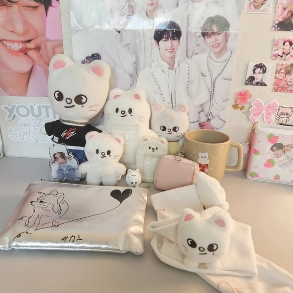 Stray Kids SKZ Hyunjin MD &amp; SKZOO Jiniret Official Plushes
