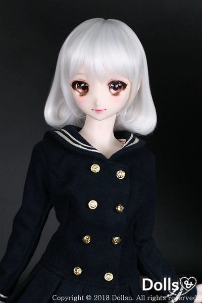 BJD wig 8-9 bob cut for 60cm doll