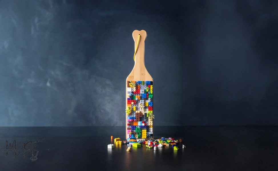 The Brick Paddle | SM Impact Play Paddle with Replaceable Bricks | 220 Stones Included!!
