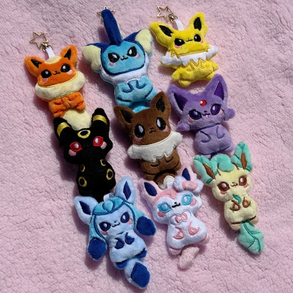 Fox Plush Keychains - Made to Order