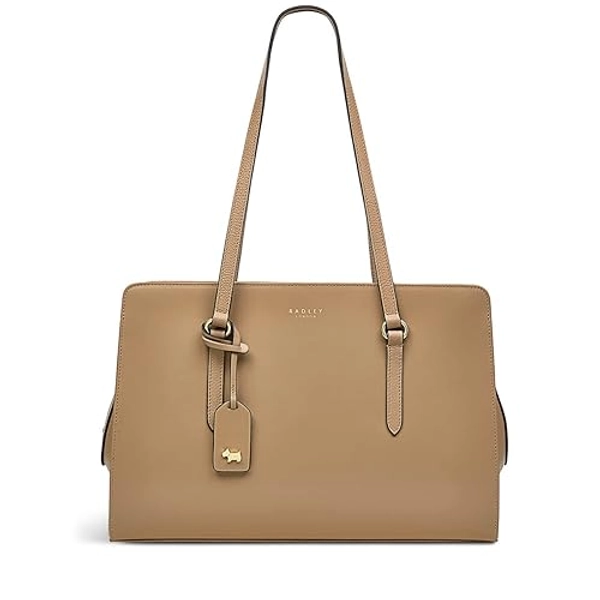 RADLEY London Angel Lane Zip Around Shoulder Handbag for Women, Made from Smooth Leather, Shoulder Bag with Slim Flat Shoulder Straps, Triple Compartment Bag with Internal Pockets