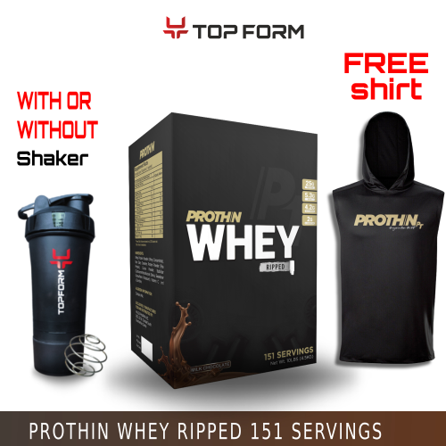 PROTHIN WHEY RIPPED 151 Servings FREE SHAKER