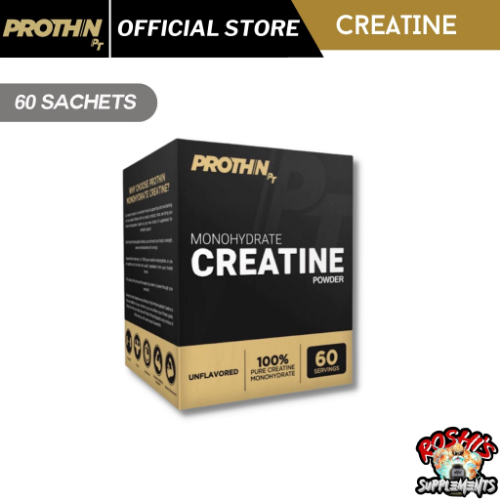 PROTHIN CREATINE MONOHYDRATE 60 SERVINGS WITH FREEBIES!