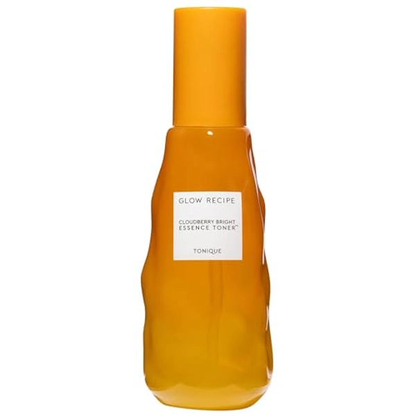 Glow Recipe Cloudberry Brightening Toner + Essence Skincare - CoQ10 Face Toner to Strengthen Skin Barrier + Hydrating Rice Water, Vitamin C, E & 5% Glycerin to Soften & Even Skin Tone (75ml)