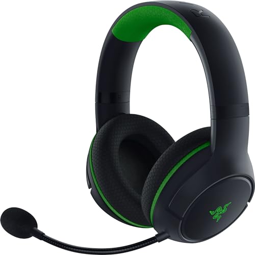 Razer Kaira Wireless Gaming Headset for Xbox Series X|S, Xbox One: Triforce Titanium 50mm Drivers - Cardioid Mic - Breathable Memory Foam Ear Cushions - EQ Pairing Button - Windows Sonic - Black - Black - Kaira - Xbox