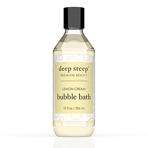 Deep Steep Bubble Bath, 10 oz (Lemon Cream) - Lemon Cream - 10 Ounce (Pack of 1)
