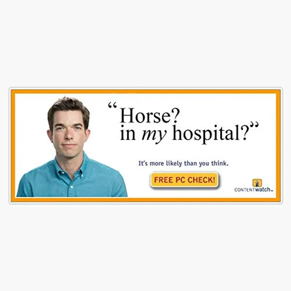 John Mulaney Sticker Vinyl Bumper Sticker Decal Waterproof 5"