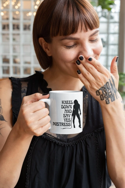 Femdom Mug, Dom Sub gift for Mistress or slave, 11 Oz