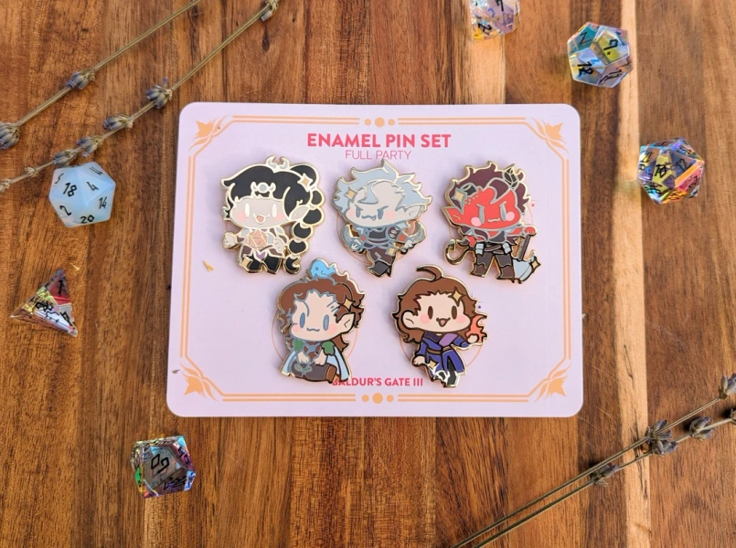ENAMEL PIN Baldur's Gate 3 Inspired Enamel Pins Ft. Astarion, Shadowheart, Gale, Halsin, Karlach - Etsy Brazil