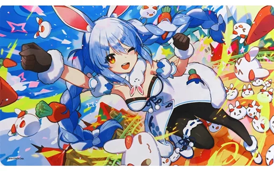 Hololive Usaida Pekora Birthday Memorial 2022 rubber mat & card Sleeves