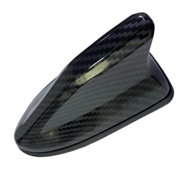 Auto Antenna Pinna Di Squalo per Fiat Panda Bravo Linea, Radio FM/AM Pinna Squalo Auto Antenna Accessori,Carbon Fiber Look