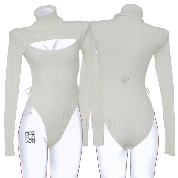 Winter Fox Sweater Bodysuit