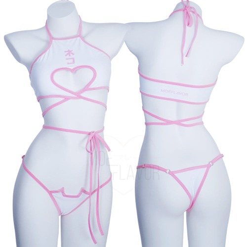 Neko Swimsuit - Pink / XS/S