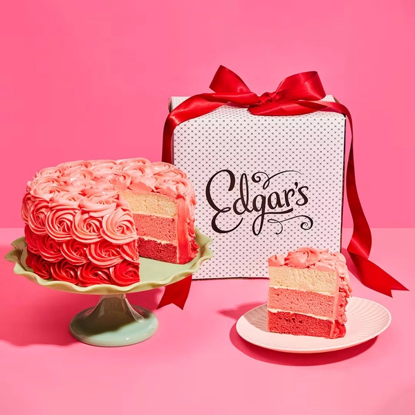 Lesbian Rose Pink Ombré Cake