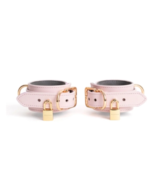 Anoeses Estrid Anklecuffs Pink with Gold Lock