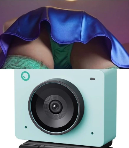 OBSBOT Meet 2-4K Webcam for PC with 1/2" Sensor, AI Framing & Autofocus, Beauty Mode, Lightweight, Gesture Control, HDR, Dual Microphone, 60 FPS, Web Cam for Streaming, Meeting, Gaming. (Aurora Green) - Meet 2 Green