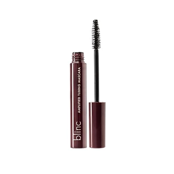Blinc Amplified Tubing Mascara, Ultra-Longwearing Washable, Soft-Glam Volumizing, Lengthening and Defining, Gluten & Cruelty Free, Black, 9mL / 0.30 Fl. OZ