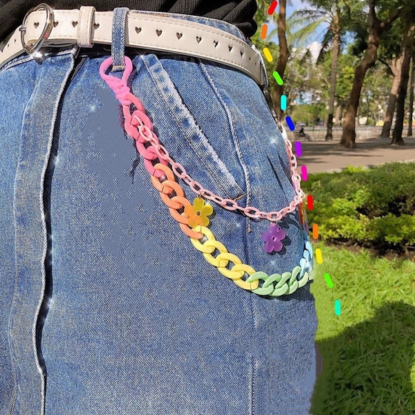Candycore Pastel Belt Chain | B