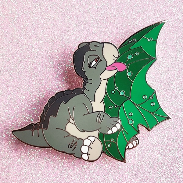 Little Foot Leaf Enamel Pin