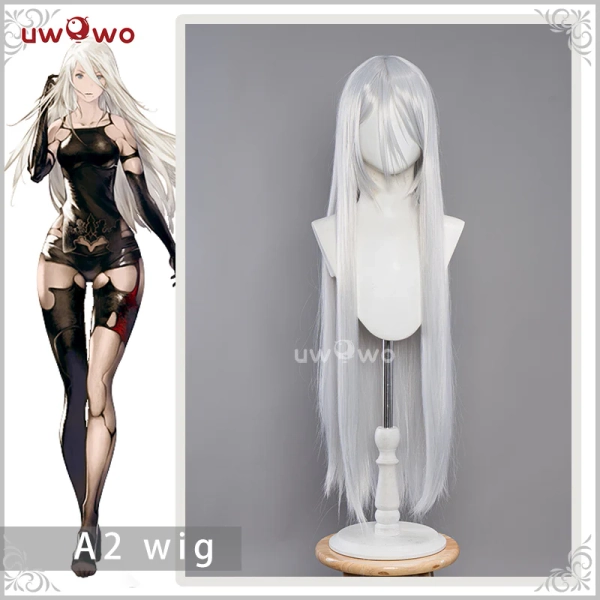 【Pre-sale】Uwowo Game NieR:Automata Cosplay A2 Cosplay YoRHa Type A No.2 Cosplay Wig Long Hair