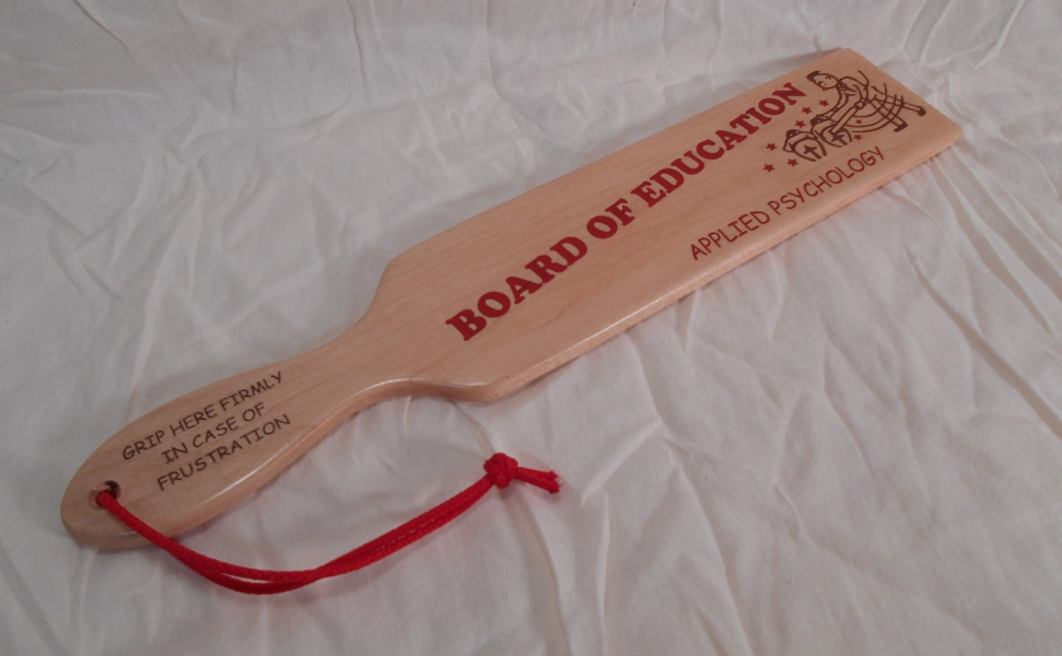 Board Of Education Vintage look Retro Laser Engraved Spanking Paddle