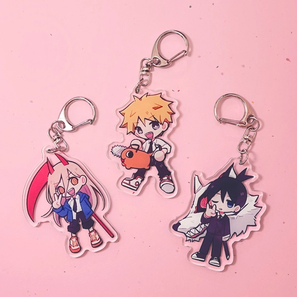 Chainsaw Trio Charms