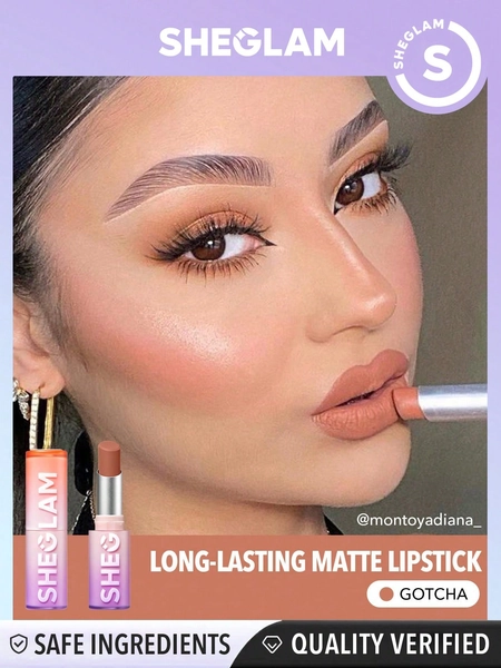 SHEGLAM Rossetto opaco Dynamatte Boom a lunga tenuta-Gotcha
