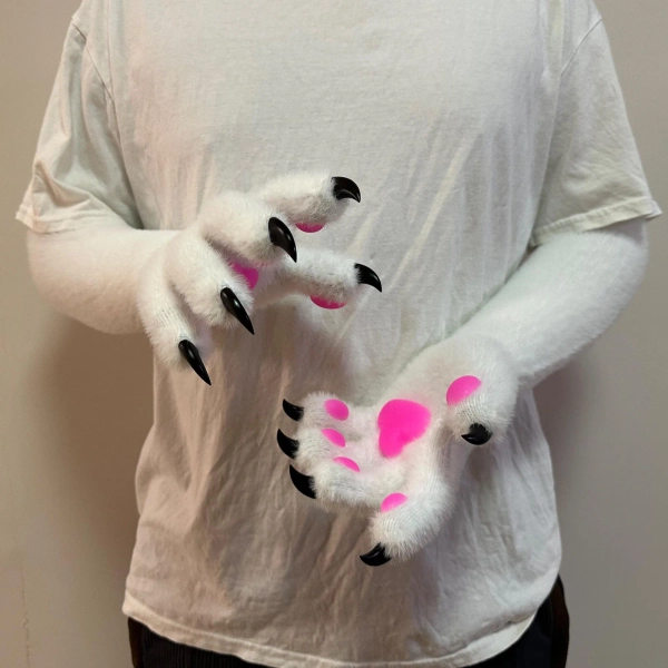 Long arm kigurumi paws with pads - fursuit furry KIG ver Slimming claw - Perfect for your own clothes - Accept customization - SCLMRO