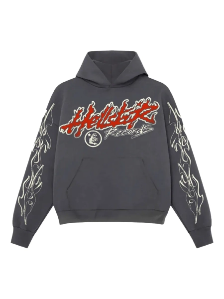 HELLSTAR Records Tour flame-print hoodie | XL