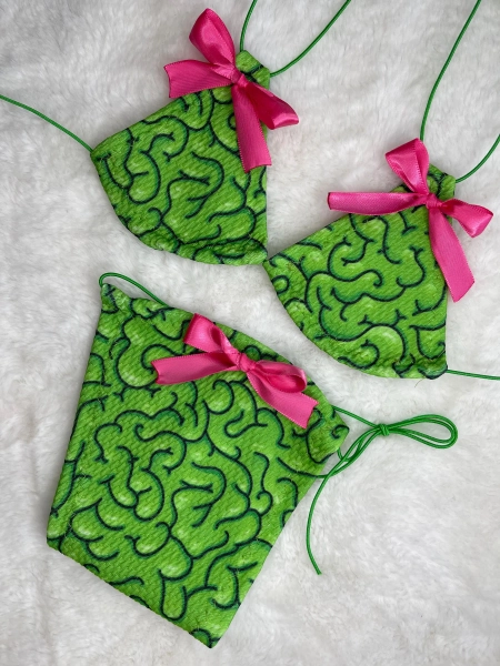 Brains micro bow Bikini