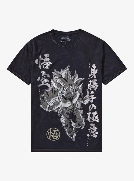 Dragon Ball Super Goku Foil Mineral Wash T-Shirt