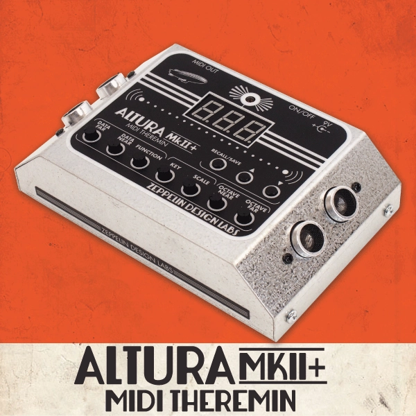 Altura MkII+ Theremin MIDI Controller / Arpeggiator Ready-to-play