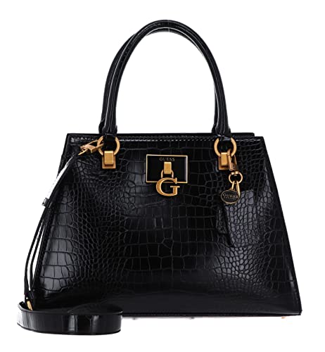 GUESS Damen Handtasche Stephi schwarz/gold One Size