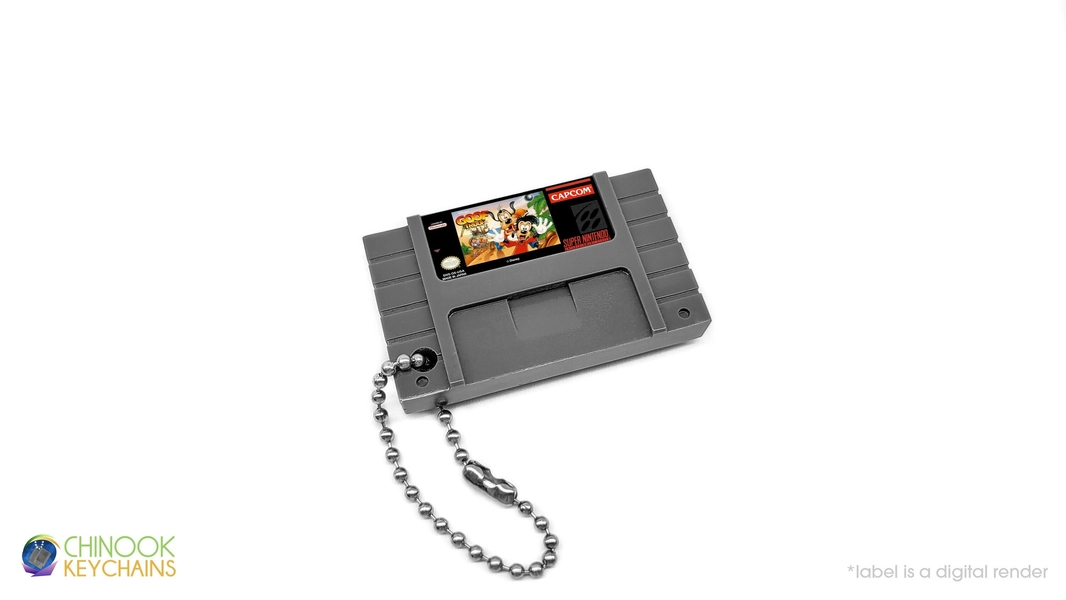 Goof Troop - SNES Cartridge Keychain