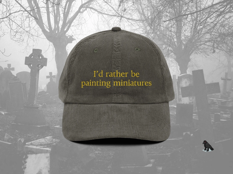 Miniature Painting 40k Dad Hat