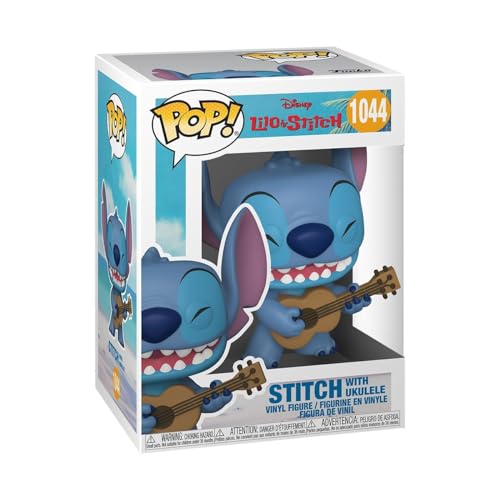 Funko Pop! Disney: Stitch With Ukulele - Disney: Lilo & Stitch - Collectable Vinyl Figure - Gift Idea - Official Merchandise - Toys for Kids & Adults - Movies Fans - Model Figure for Collectors - POP! 4"