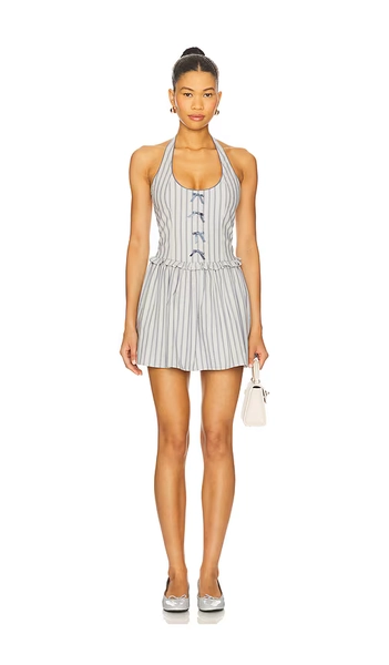 Janice Halter Mini Dress