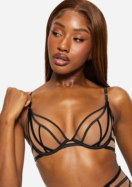 Sheer Desire Non-Padded Plunge Bra
