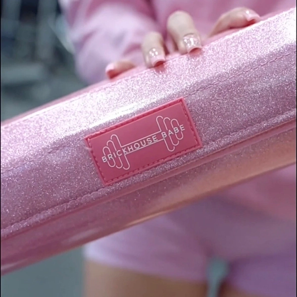 Pink Glitter Barbell Pad, Girly Fitness Equipment, Hip Thrust Pad, Best Birthday Gifts for Her, Cute Fitness Gifts For Women, Glute Bridges
