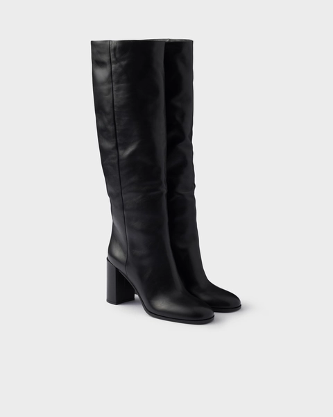 Prada Heeled leather boots ❤️
