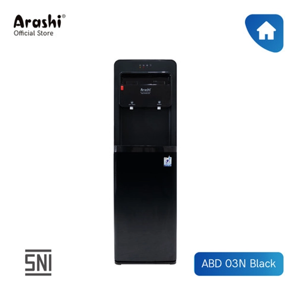 Arashi Bottom Dispenser ABD 03N / Hot & Normal  / Black  | Tokopedia
