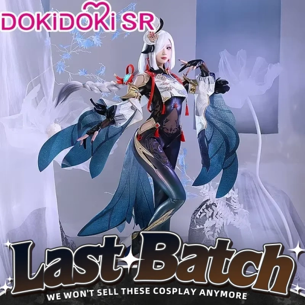 【Ready For Ship】【Size S-2XL】【Last Batch】DokiDoki-SR Game Genshin Impact Shenhe Cosplay Costume Shen He