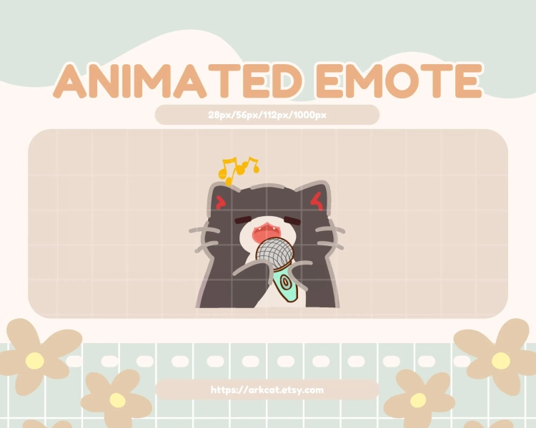 Animated Singing Emote