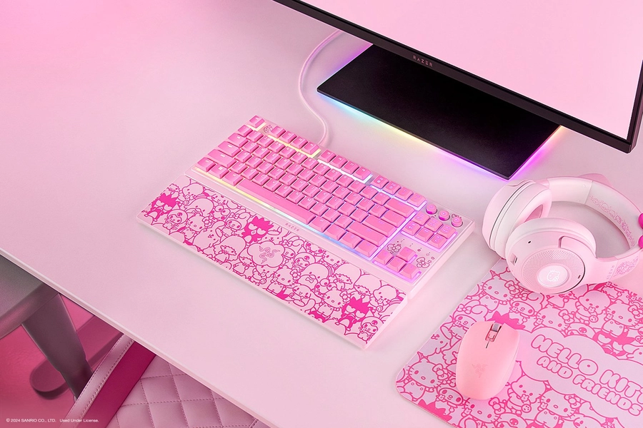 Razer Ornata V3 Tenkeyless - US - Hello Kitty and Friends Edition