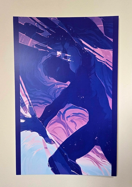 Hover - Trans Flag Colorway Illustration Print - 11 x 17 - TORI.PNG